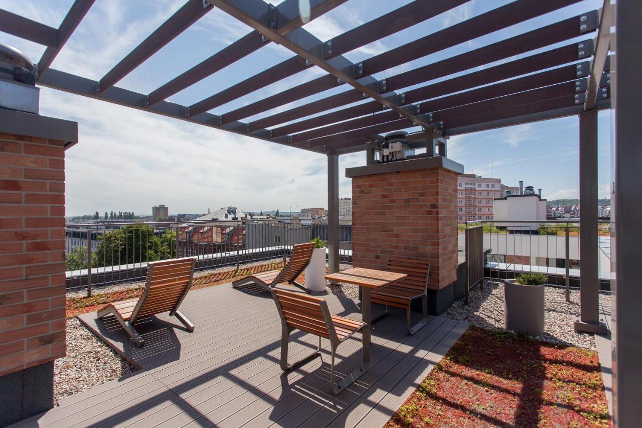 Gdansk, Dlugie Ogrody 18 - Rooftop Terrace, Parking Exterior photo